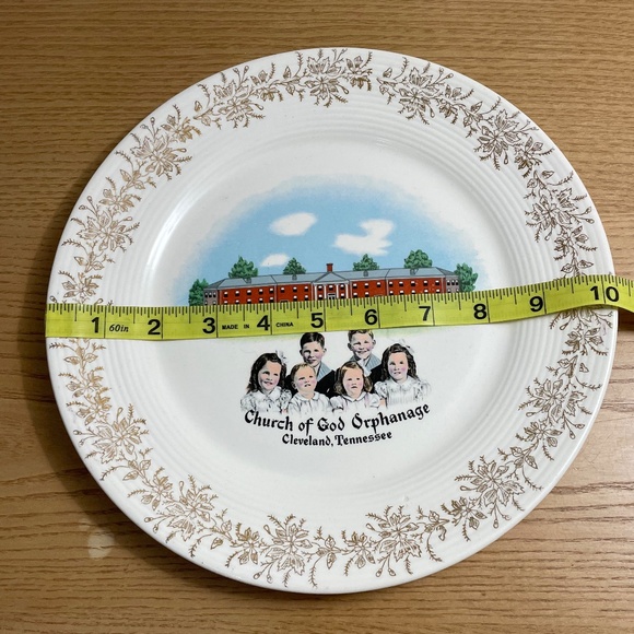 Vintage Church of God Orphanage Cleveland TN Collectors Plate 10" 1943 Very Rare - Picture 5 of 5